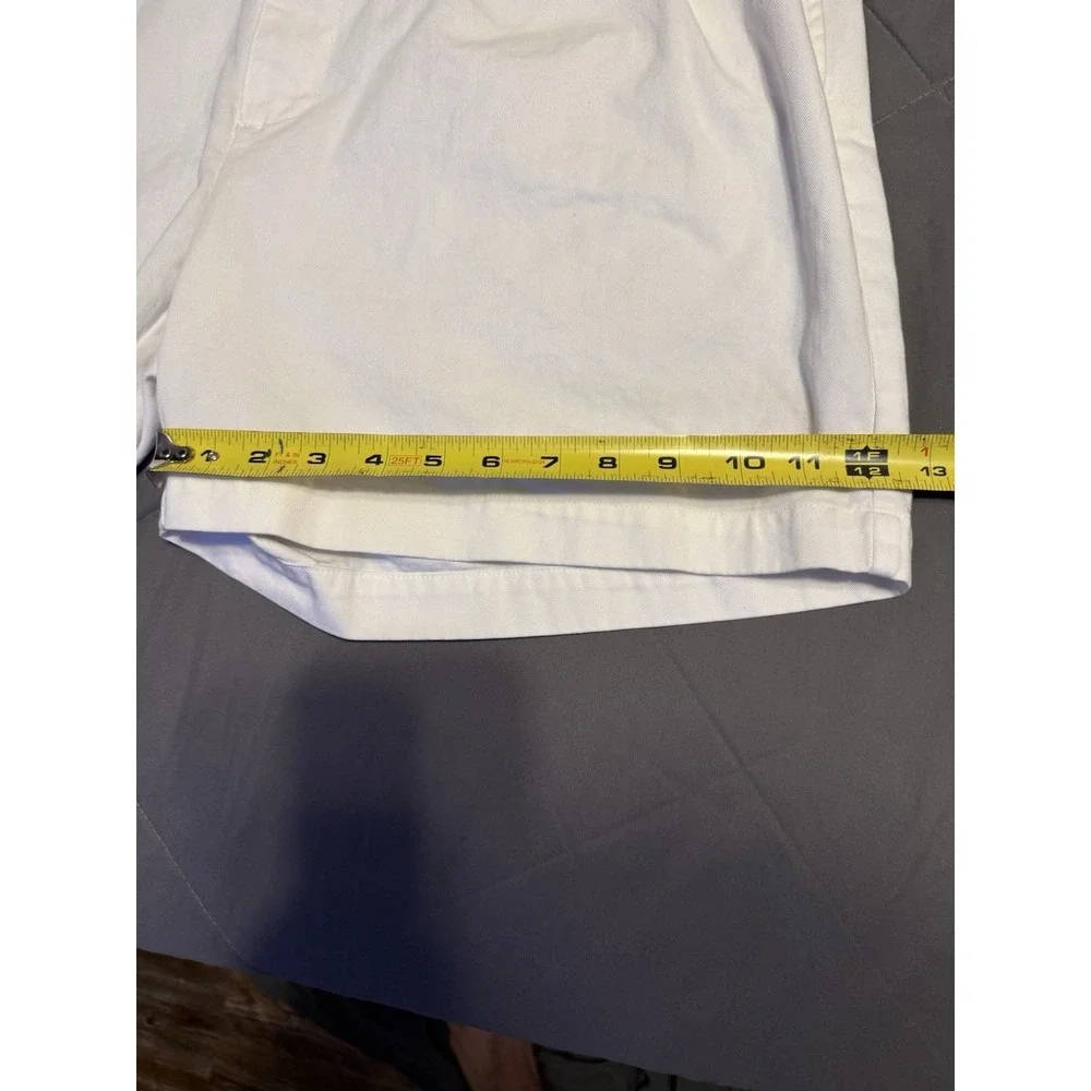 Polo Ralph Lauren Andrew Shorts Mens 34 Pleated Ivory Preppy Old Money